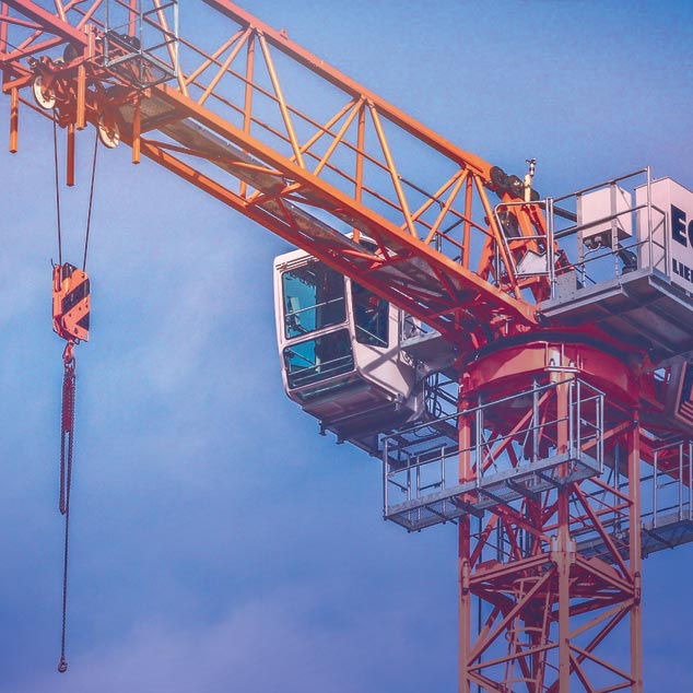 Tower crane in civil litigation construction defense